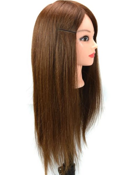 100% menschliche Haarpraxis Friseur Training Kopf Mannequin Training Kopf Human Hair Training Kopf