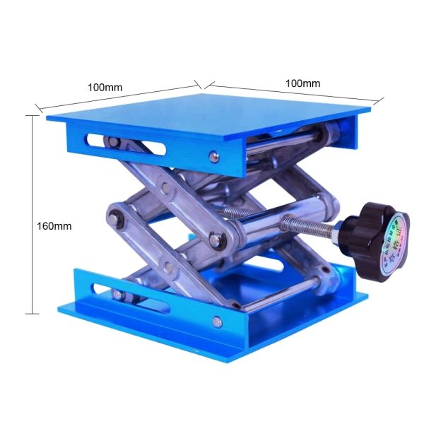 Tabella di sollevamento 100*100*160 mm Piastra da laboratura a forciso piattaforma router tavolo da lavoro da lavoro in legno di carpenteria laboratorio di carpenteria