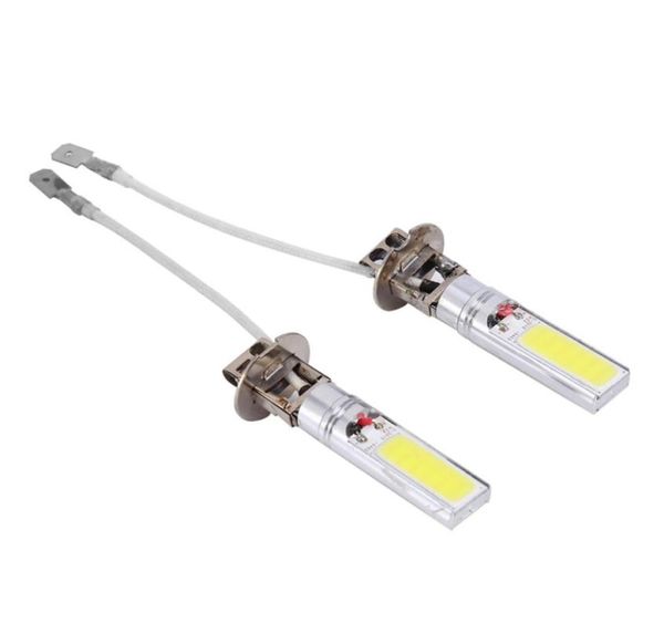 1 par H3 COB LED Xenon brilhante Branco 6000K Car nevoeiro automático lâmpada de lâmpada de luz 12V 10W458452