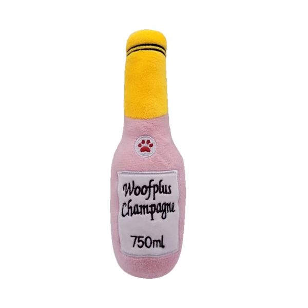 Brinquedo de garrafa de estimação para mastigações agressivas de garrafa de pelúcia perseguindo brinquedos molares para cães 090c