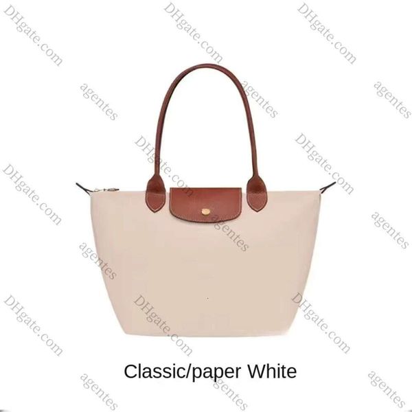 2024 Mode coole Luxusdesigner Marke lässige kleine Umhängetasche Frauen Crossbody Handtasche Silber Patent Nylon Hochwertige Handtaschen 10a 12a