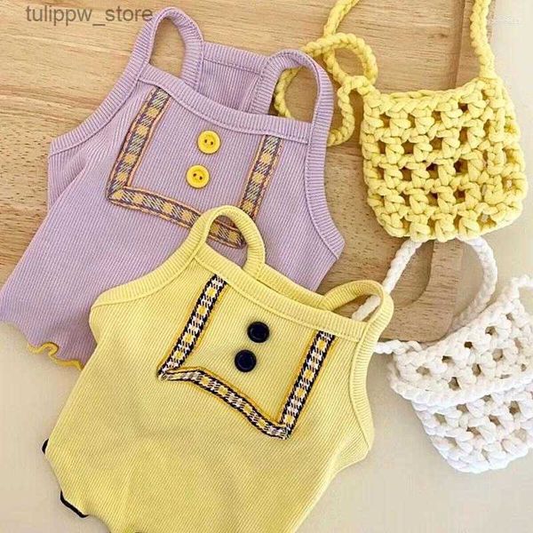 Abbigliamento per cani Abbigliamento per cane Pet Summer Summer Ospe orsacchiotto Bicone Bicone Bellissima regalo di compleanno per cucciolo da cucciolo senza borsa XS-XL L46