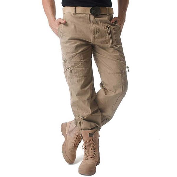 Pantaloni da carico da uomo personalizzato cotone tattico sport pantaloni combattimenti multi-tasca per uomini più dimensioni