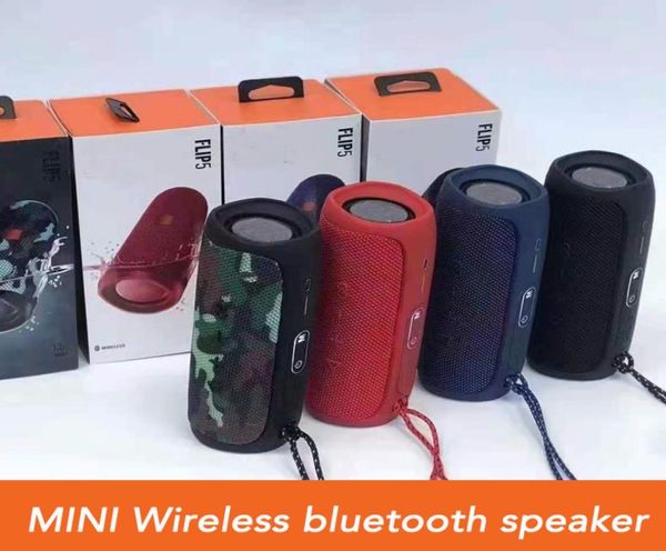 Mini Flip 5 tragbare Lautsprecher Wireless Bluetooth -Lautsprecher Wassertanz Bass El Music Player Kaleidoskop o Bereit auf Stock 9292705