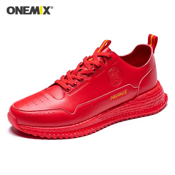 Stivali Onemix 2022 uomini Scarpe che camminano FIESS Jogging Air Stivali White Sneaker's Wakling Shoes Business Sneaker casual sneaker