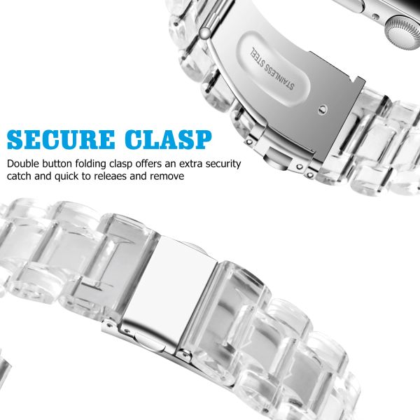 Harzgurtkoffer Beschützer für Amazfit GTS 2 Mini -Armband Clear Armband für Amazfit Bip U Pro s Lite Shell Cover Rahmen