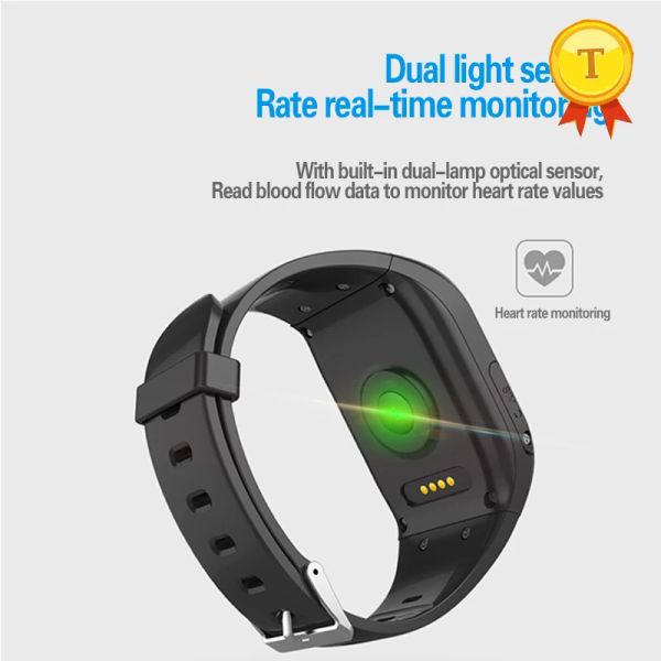Melhor presente mais vendido para o velho Mulher Smart GPS Watch Bracelet IP67 Impermeável Kids Old SOS Watch Watch Health Lembrete de saúde