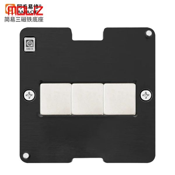 Amaoe Universal BGA Re -Refaling Stencil Base magnetica per telefono scheda madre Medio Frame CPU IC Chip Tintura di stagno