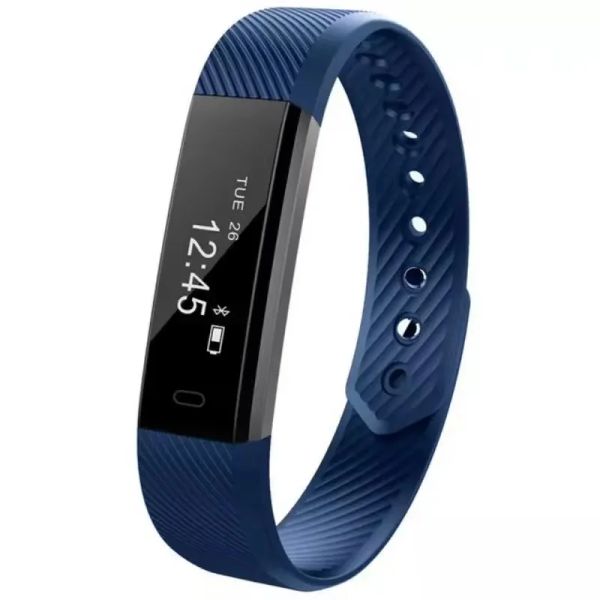 Armbänder Fitness Armband ID 115 Smart Armband Vibration Wecker Smart Band Fitness Uhr Smartband für iOS Android Frauen Männer Männer