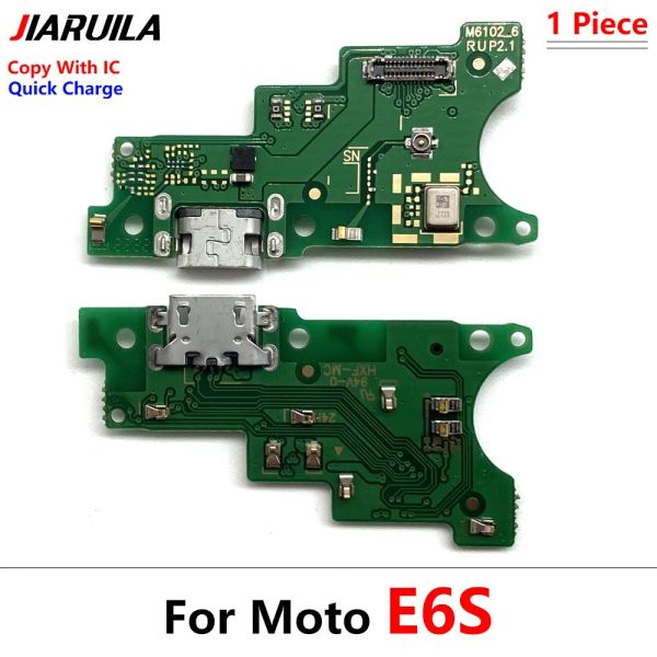 Connettore dock USB Caricabatterie Porta di ricarica Flex Cable Micro Scheda per Motorola Moto E4 E6S E20 E30 E5 E6 E7 Plus Power Play Go E40