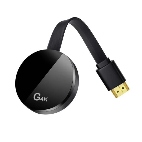 Caixa 4K Mirror Screen Anycast Miracast AirPlay TV Stick 2.4g 5g Wi -Fi DONGLE DONGLE MIRASCREEN DONGLE DONGLE