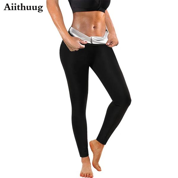 Pantaloni polimerici sudati rivestiti in argento aiithuug sauna sauna corsetti perdita di peso