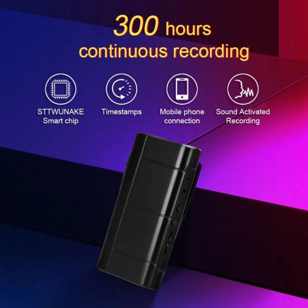 Players Mini Voice Recorder Pen 8G Profissional Voice Ativado Dictaphone 300 horas Redução de ruído HD MP3 player MP3 player