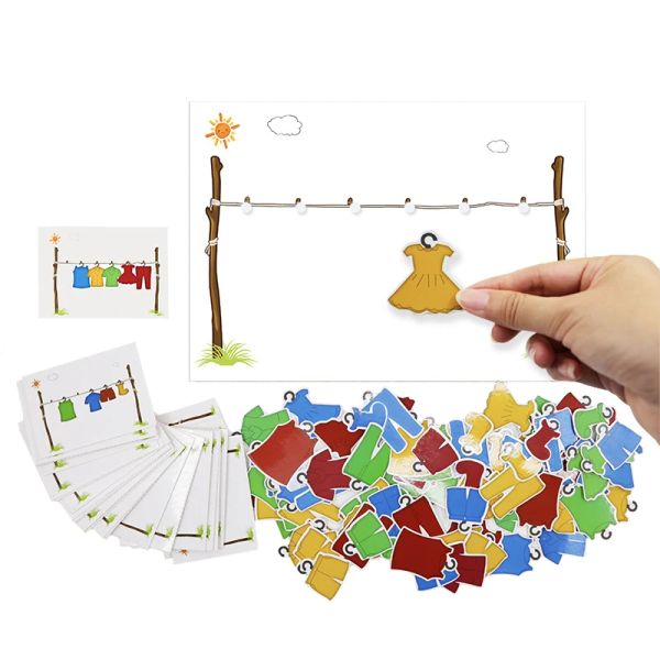 Montessori Materiale didattico Fai da te Matematica Coloy Color Shape Puzzle Matching Game Children Educational Learning Toy Teaching Aids.