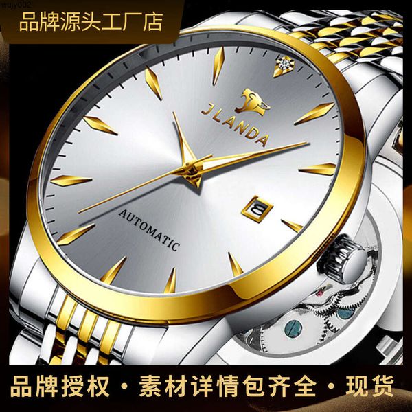 Business Mens Watch Luminous Full Automatic High-End Raffined Stahl wasserdicht