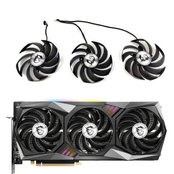 Pads originale MSI GeForce RTX 3060 TI Gaming Z Trio 8G (LHR) Ventola della scheda video, adatto per RTX 3060 3070 3080 3070Ti 3090