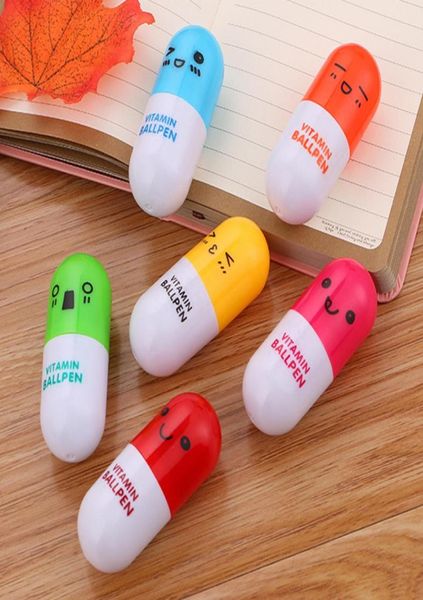 Kapselstifte niedliche Briefpapier Neuheit Gel Pen Cartoon Kawaii Stift Schüler niedliche Stifte Briefpapier Schulleiter Geschenk 00344287931