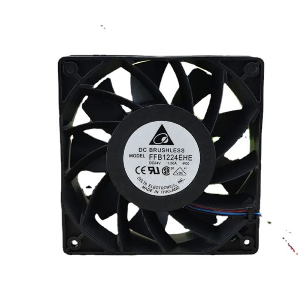 Pads SSEA Nuovo ventilatore per Delta FFB1224EHE 12038 12CM 24V 1.5A Volume d'aria grande Volume Violento Violo Fan Refleeting Fan di raffreddamento 120*120*38MM