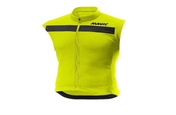 Sommer Mavic Team Herren Radfahren ärmelloses Trikot -Weste Road Racing Clothing Otdoor Sport Uniform Fahrradhemd S2104286756013013394132