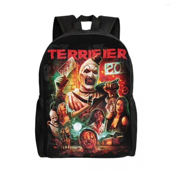 Backpack Horror Movie Terrificador Travel Men Women School Computer Bookbag Halloween palha