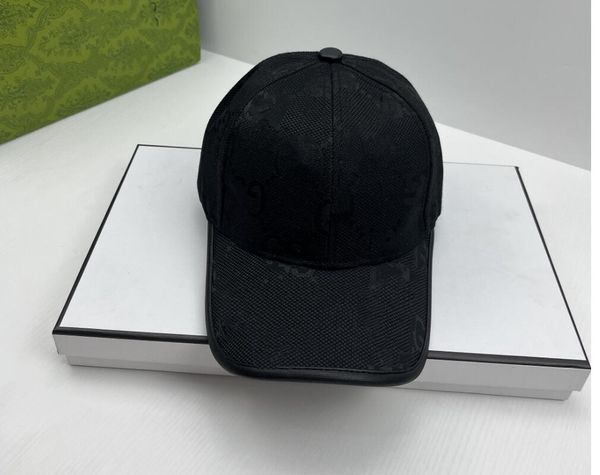 202425 Baseball -Kappen Designer Männer lässige Frauenhüte ausgestattet Caps Mode Fedora Briefe Streifen Herren Casquette Mütze Hüte