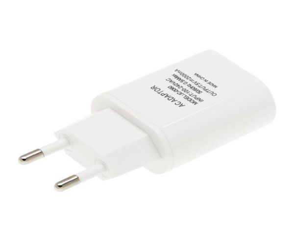 Новый EU Plug USB Charger 2A Europe Universal Mobile Phone Зарядное устройство USB -адаптер для iPhone 5 6 7 6S плюс зарядка 50PCSLO1295217