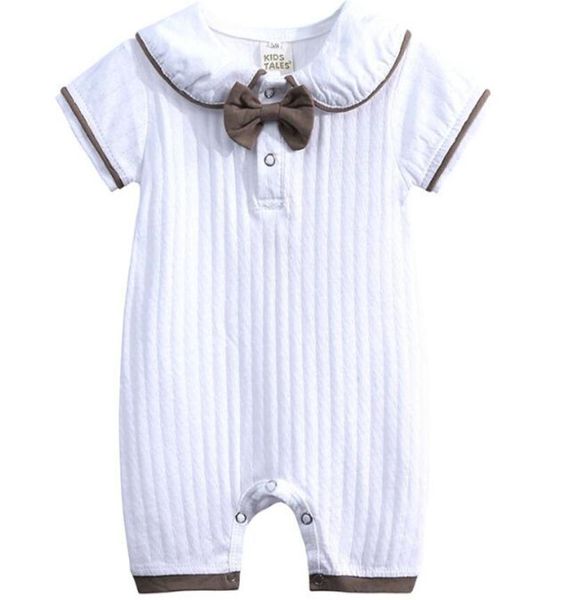 Neugeborene Babykleidung Baby Girls Jungen Kleidung Strampler Baumwolle Kurzarm Jumpsuit