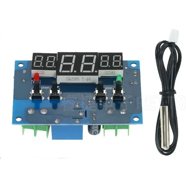 DC12V -Thermostat intelligenter digitaler Thermostat -Temperaturcontroller mit NTC -Sensor W1401 LED -Anzeige