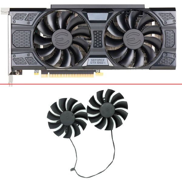 Pads Cooling Lüfter PLA09215B12H 4PIN NVIDIA GTX1050 Ti GPU -Lüfter für EVGA Geforce GTX 1050 1050TI 4GB SC -Grafikkarten -Grafikkartenventilatoren