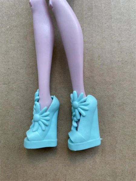 Sapatos de boneca originais sandálias de copos Sapatos de colar de colar acessórios coloridos monstering altos botas de bootas de decora de cintura