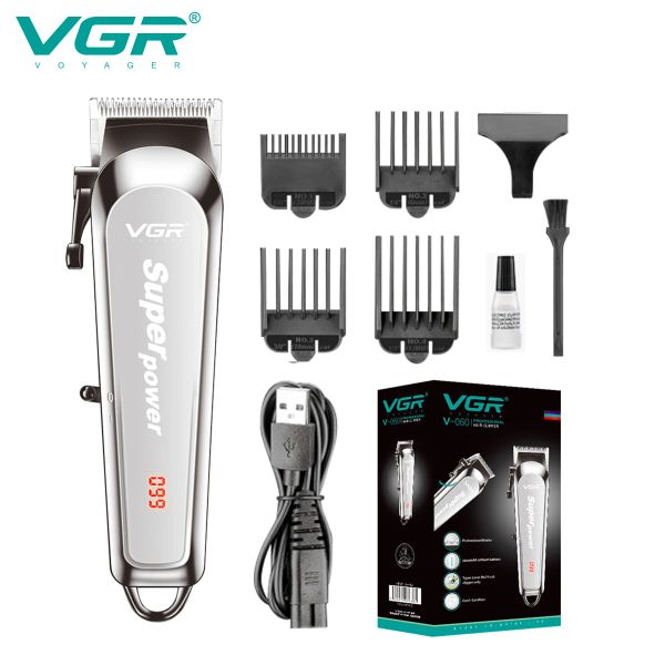 Trimmers VGR Trimmer Trimmer Церковные волосы. Электрическая стрижка. Регулируемая машина для волос