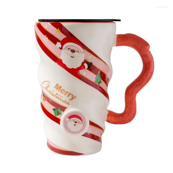 Tazze coppia di Natale Trend taggine in ceramica Coppa di acqua creativa Office Home Office Latte Regalo Coffee Coffee