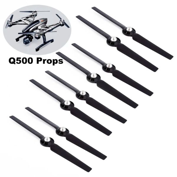 Bolsas 8pcs hélices para yuneec typhoon q500 drone q500m 4k auto -llock de solta de liberação rápida lâmina cw ccw props de reposição de peças de reposição