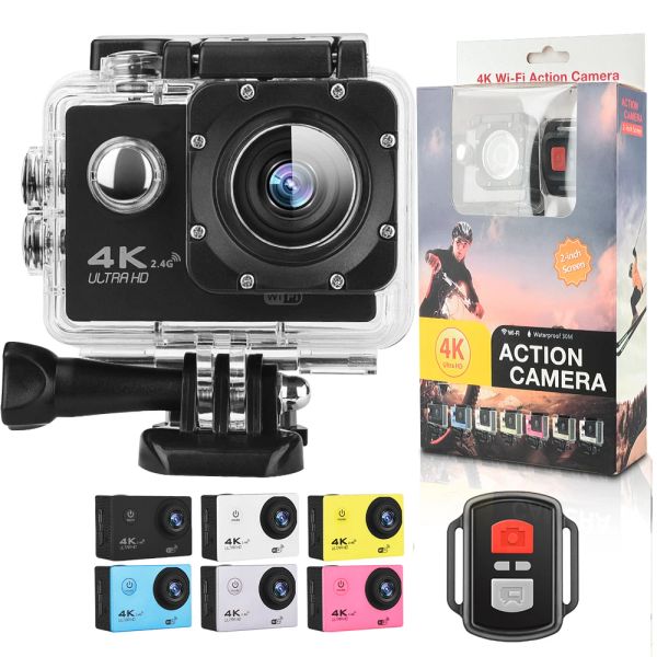 Telecamere H9R Action Camera Ultra HD 4K WiFi Remote Control Sports Video Camera 2.0 