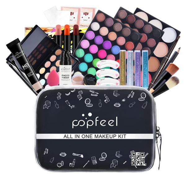 Kit de maquiagem Popfeel tudo em um conjunto completo de maquiagem facial