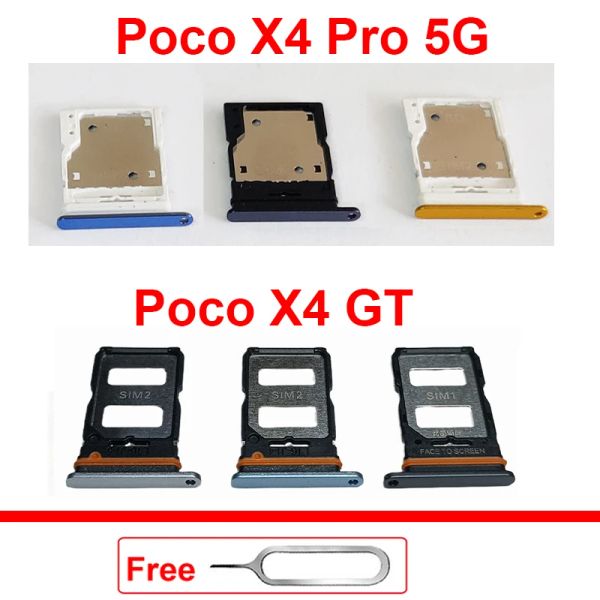 Für Xiaomi POCO X4 GT X4 Pro 5G SIM -Kartenschale SIM -Karten -Karten -Karten -Karten -Leser -Ersatzteile