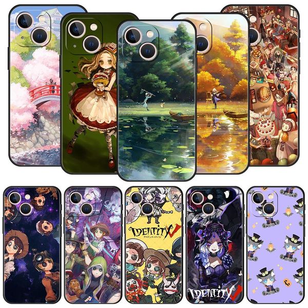 Anime Identity v Cosplay Doctor Funda -Telefonhüllen für iPhone 11 12 13 15 14 Pro Max x XR XS 7 8 plus SE 2020 Luxus Soft Cover