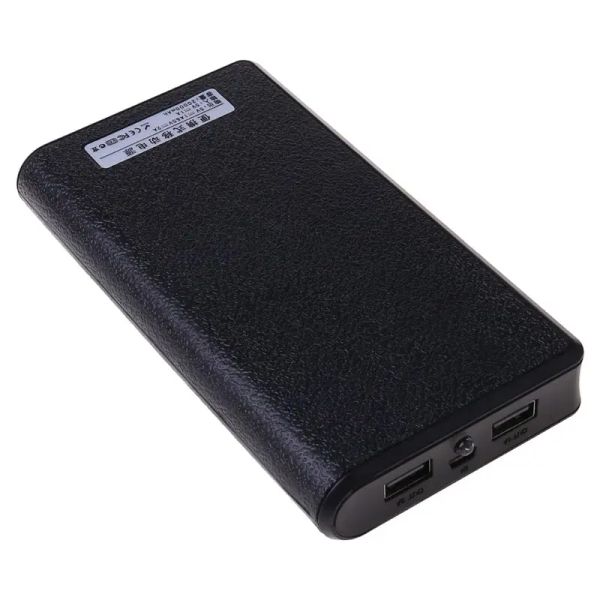 Çift USB Güç Bankası 6x 18650 Harici Yedekleme Pil Şarj Cihazı Kutusu Telefon için Kasa W3JD