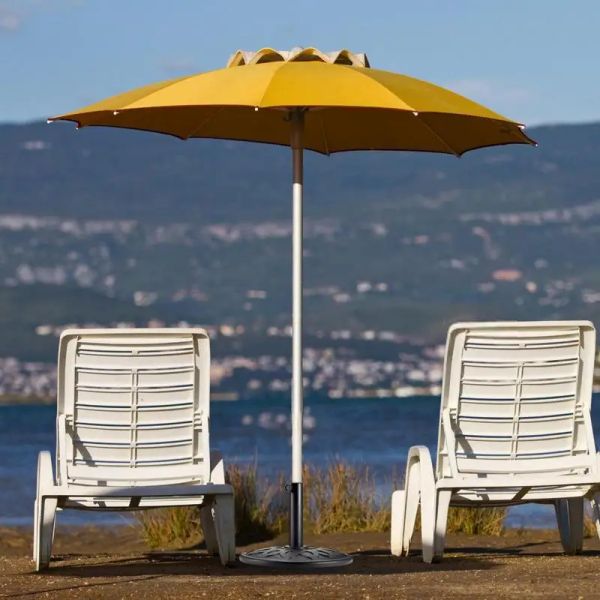 Önceden doldurulmuş veranda şemsiye tabanı veranda parasol yedek yuvarlak su dolab taban stant veranda pazar masası şemsiyesi