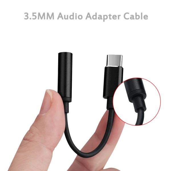 Accessoires 3,5 mm Typec -Adapter für DJI OSMO -Aktion 2 Kameraadapter Mikrofon -Audioadapter für DJI -Aktion 2