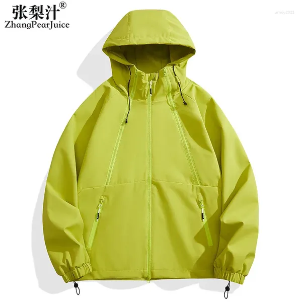 Giacche da uomo Spring Men Waterproof Multi-Zipper Storm Jacket Tempex Trend Autunno Colore Solido leggero
