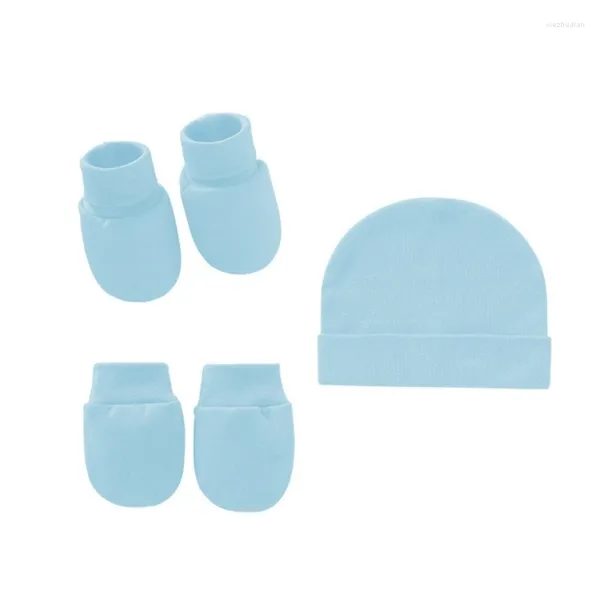 Одежда наборов однослойных рукавов носки теплые кепку для младенцев, рожденных малыш