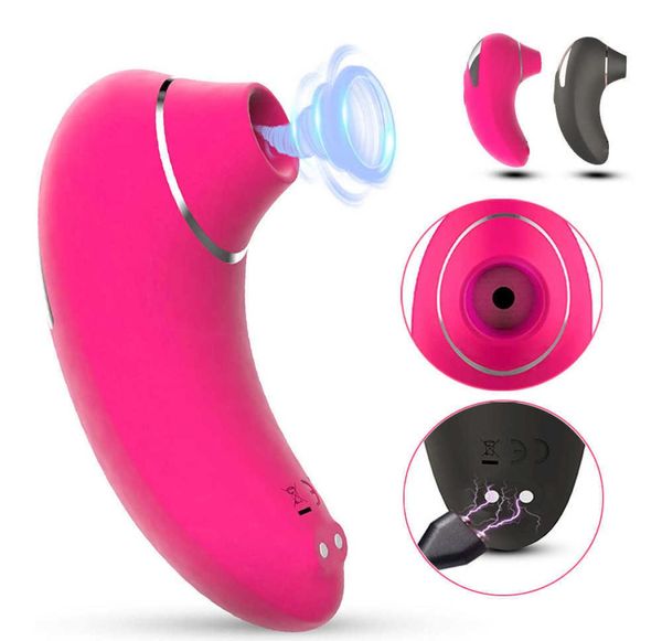 GSPOT Clitoris vagina Vagina Oral Brinquedos de sexo de vibrador de mamilo para mulheres Estímulo de estímulo Blow Blow Work Licking Dispositivo vaginal P2582018