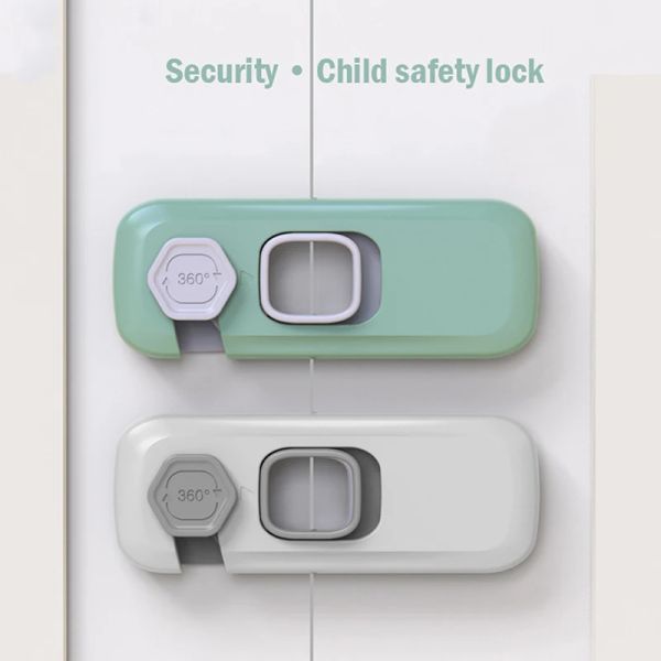 Casa Frigigerator Freezer gaveta Porta Lock Catch Catch Cabinete infantil Bloqueio de bebê Segurança do bebê Crianças Anti-pinheira trava de segurança da mão Bloqueio