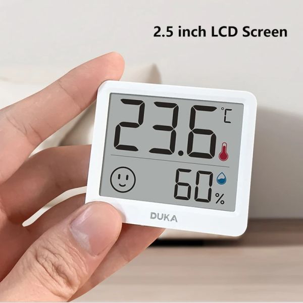 Duka Atuman 2,5 polegadas LCD LCD Digital Medidor de umidade Digital Hygrômetro Indoor Sensor climático