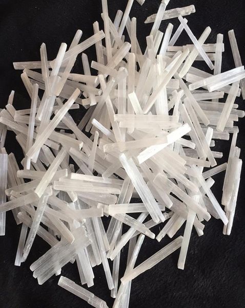 500G Natural Selenite Quartz Sticks Sticks de Cristal Cristal Pedras e Minerais de Cristal para Air Cleannning9960656