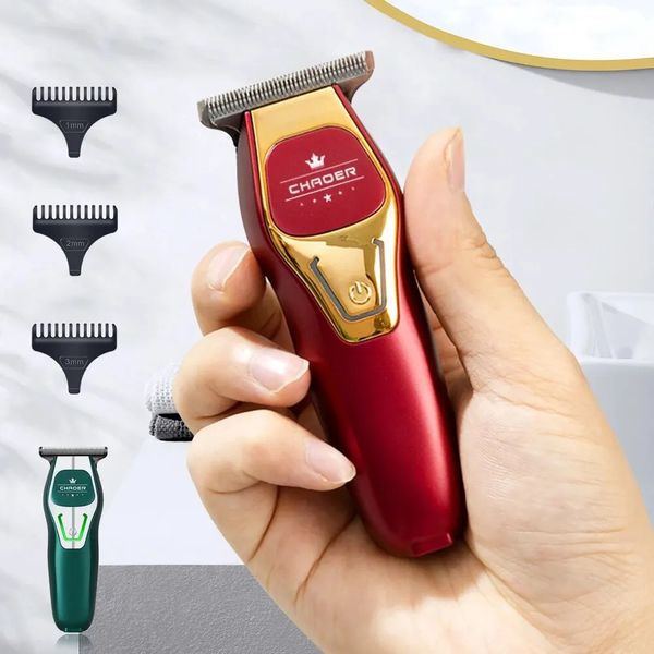 Haar Trimmer Mini Tragbarer elektrischer Clipper wiederaufladbar kleiner kahlen Kopf Friseur Haircut Rasierer 240408