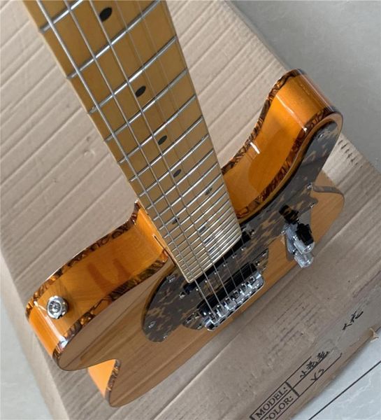 Madcat tl tl tl elettric guitarfactory flame maple6 strings guitarra6704187