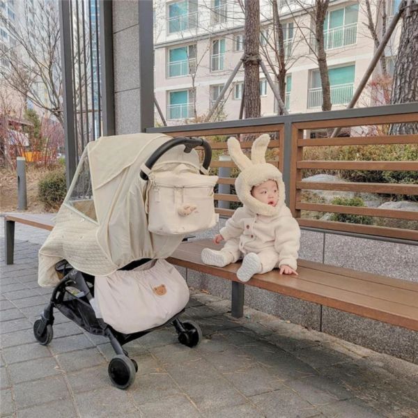 Taşınabilir anne çanta bebek bezi çantaları su geçirmez bebek arabası depolama çantası organizatörü bebek çocuk arabası arabası asılı çanta bebes ascelesorios