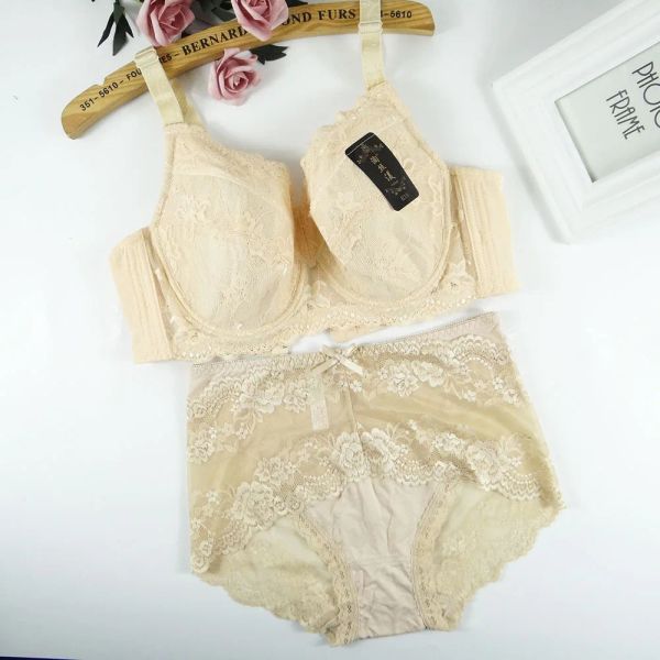 Sutiã de renda e calcinha se sexy lingerie sutiã de lingerie intimates ladies roupas íntimas 34 36 38 40 42 44 46 b c d e f g h japonês